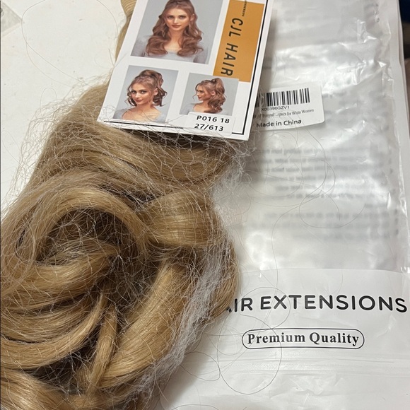 CJL HAIR 18" Long Ponytail Hair Extension Wrap Around Pony Tail in Curly Wavy - Picture 5 of 6